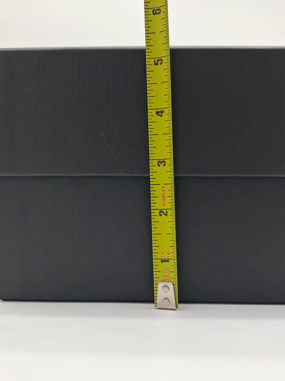Gucci White & Black Box with Brown Monogram Dust Bag
